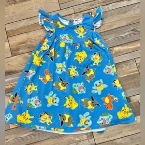 Tessa’s Trunk Pokémon theme dress size 8/9 (runs smaller)